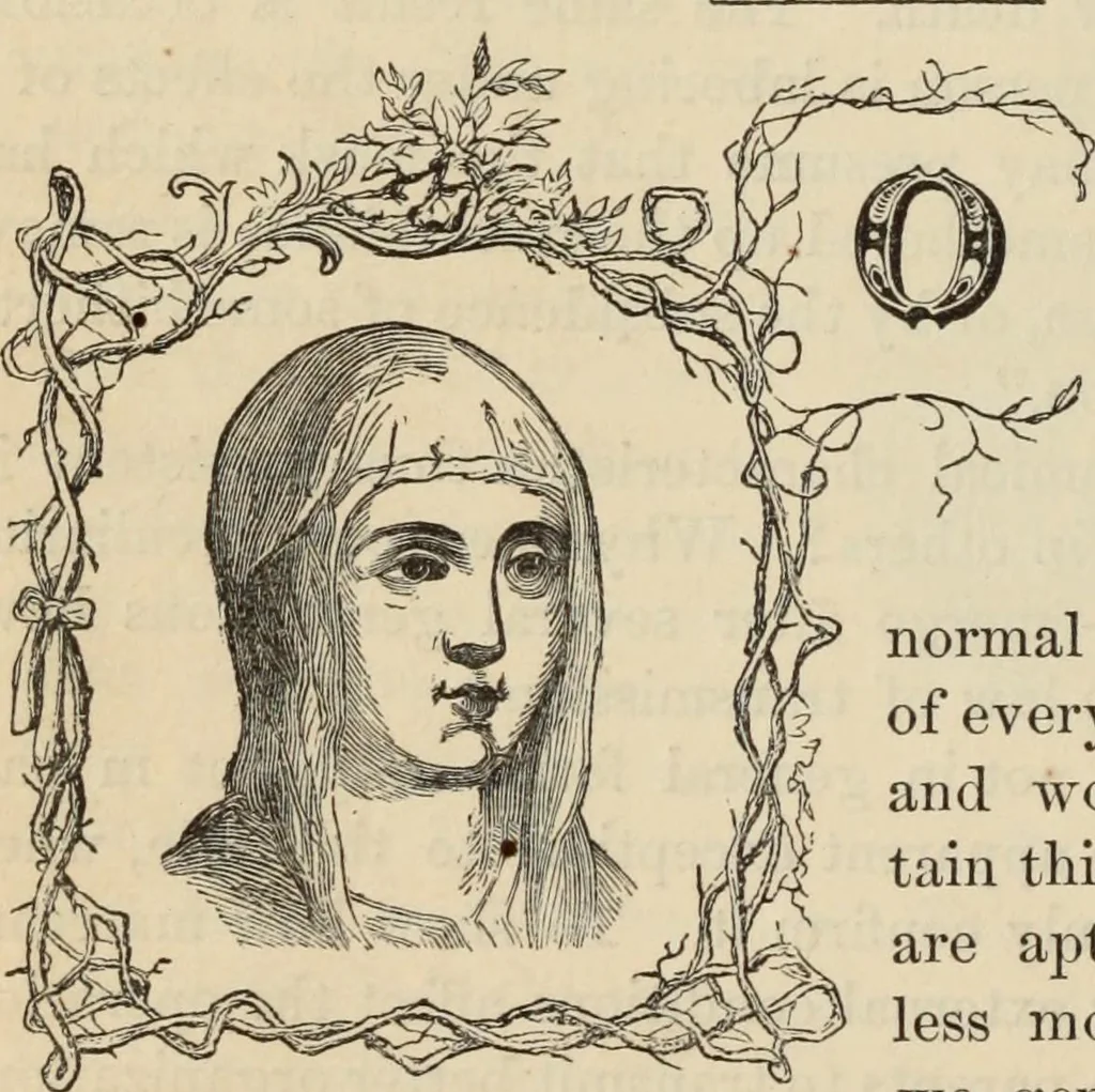 An illustration from New Physiognomy : or signs of character, as manifested through temperament and external forms, and especially in the "the human face divine.", 1889, leaf 569