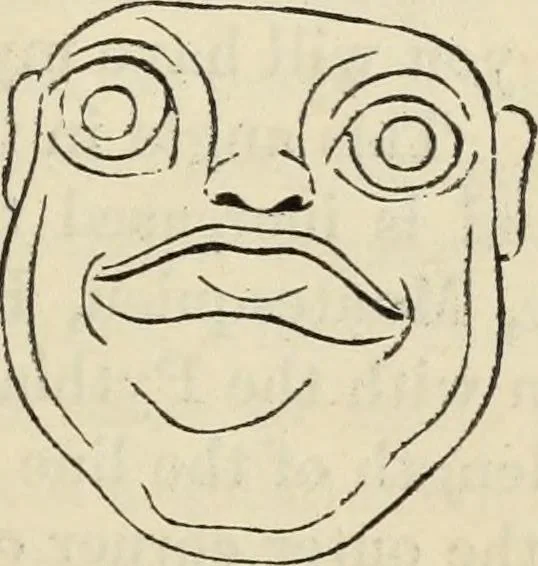 An illustration from New Physiognomy : or signs of character, as manifested through temperament and external forms, and especially in the "the human face divine.", 1889, leaf 594