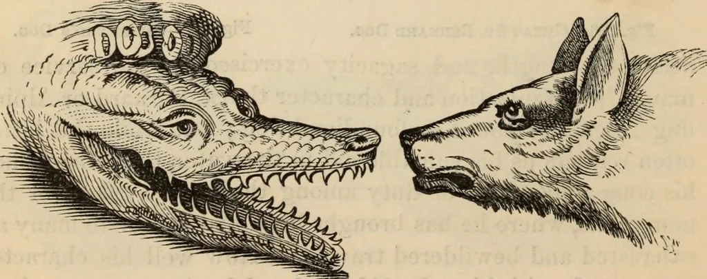 An illustration from New Physiognomy : or signs of character, as manifested through temperament and external forms, and especially in the "the human face divine.", 1889, leaf 617