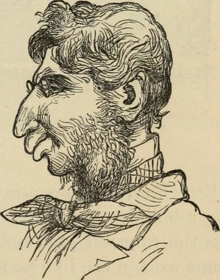 An illustration from New Physiognomy : or signs of character, as manifested through temperament and external forms, and especially in the "the human face divine.", 1889, leaf 624