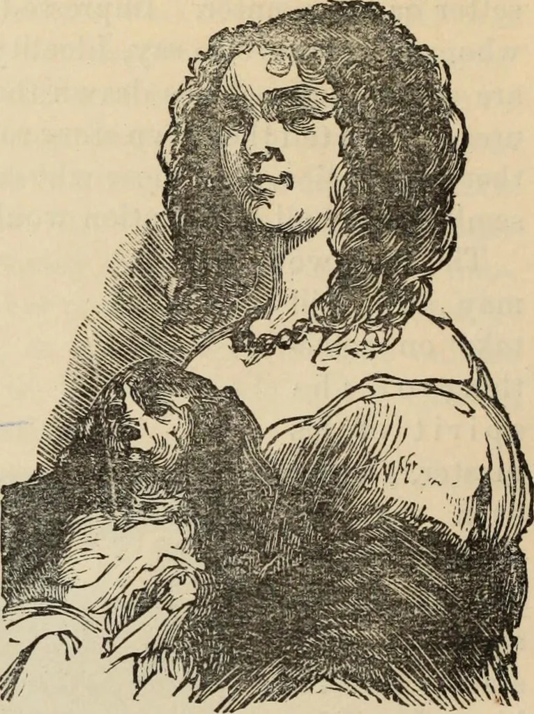 An illustration from New Physiognomy : or signs of character, as manifested through temperament and external forms, and especially in the "the human face divine.", 1889, leaf 627
