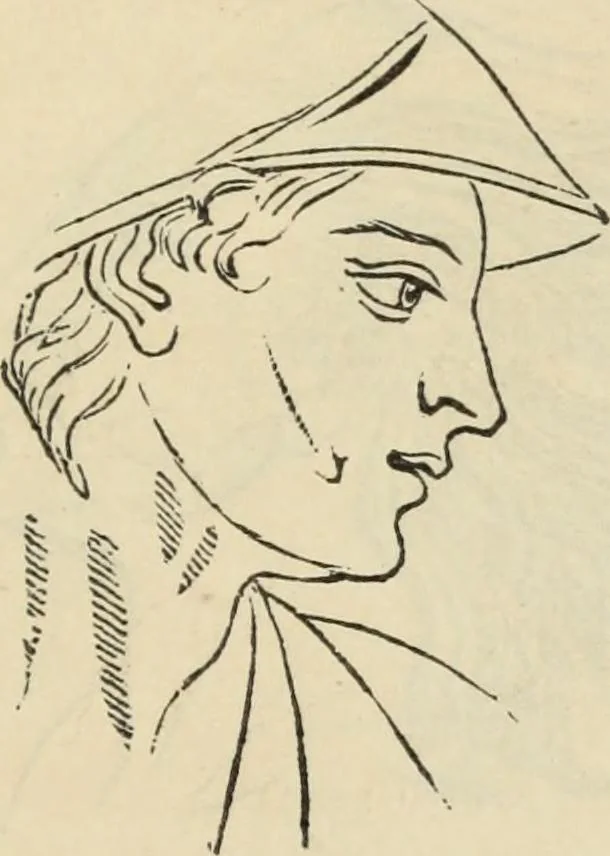 An illustration from New Physiognomy : or signs of character, as manifested through temperament and external forms, and especially in the "the human face divine.", 1889, leaf 654