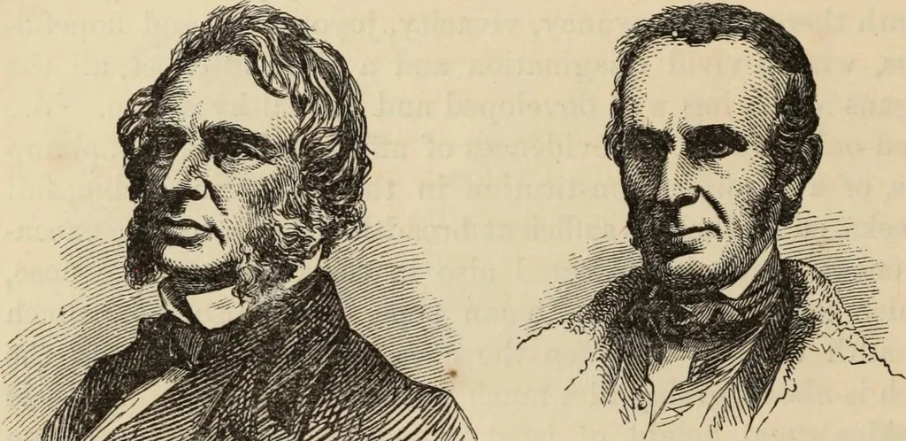 An illustration from New Physiognomy : or signs of character, as manifested through temperament and external forms, and especially in the "the human face divine.", 1889, leaf 677