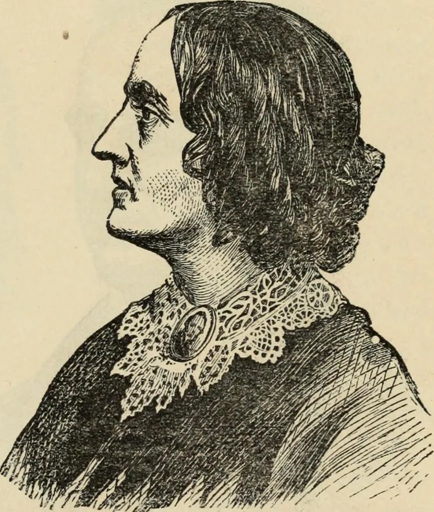 An illustration from New Physiognomy : or signs of character, as manifested through temperament and external forms, and especially in the "the human face divine.", 1889, leaf 690