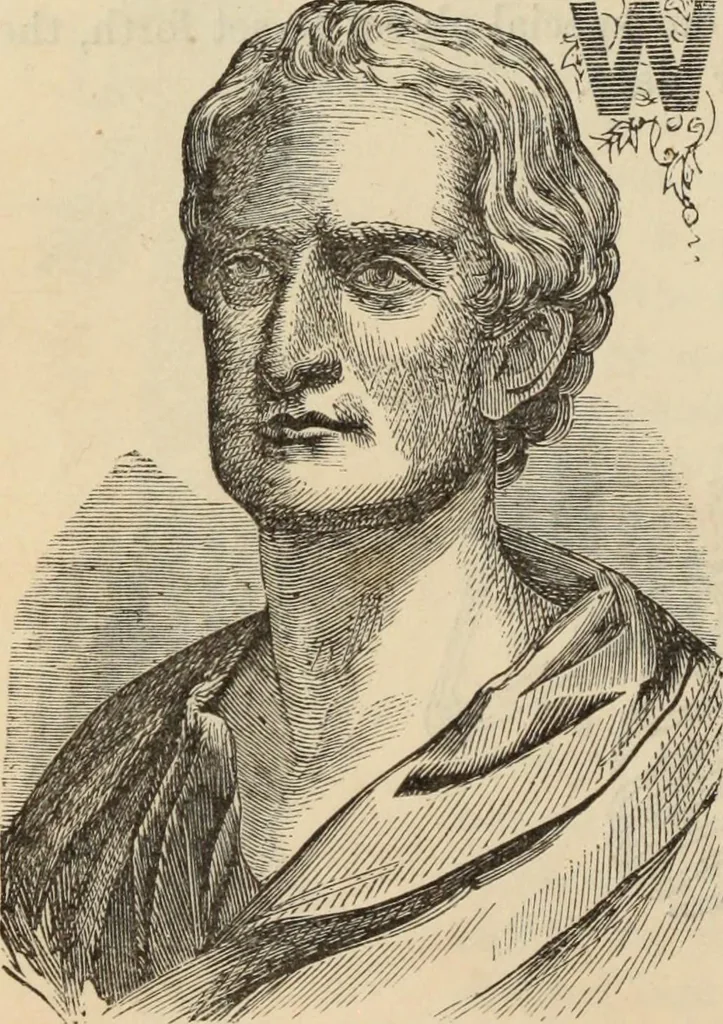 An illustration from New Physiognomy : or signs of character, as manifested through temperament and external forms, and especially in the "the human face divine.", 1889, leaf 87