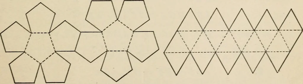 An illustration from New plane and solid geometry, 1899, leaf 304