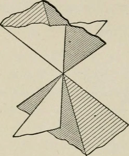 An illustration from New plane and solid geometry, 1899, leaf 311