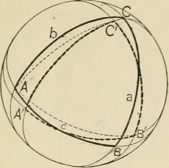 An illustration from New plane and solid geometry, 1899, leaf 360