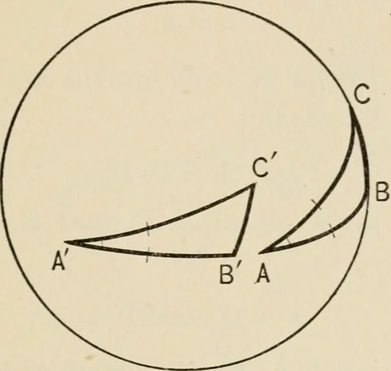 An illustration from New plane and solid geometry, 1899, leaf 364