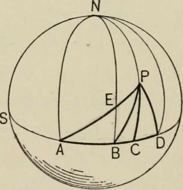 An illustration from New plane and solid geometry, 1899, leaf 369