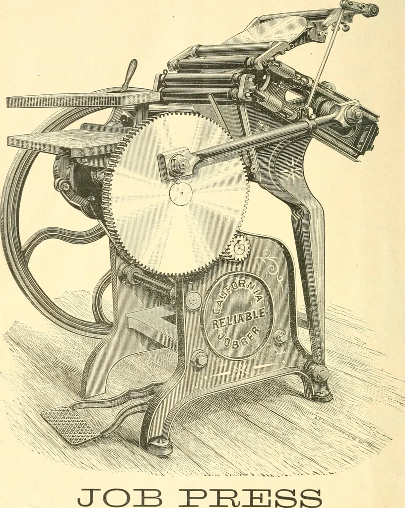 An illustration from The Newspaper man, 1893, leaf 29
