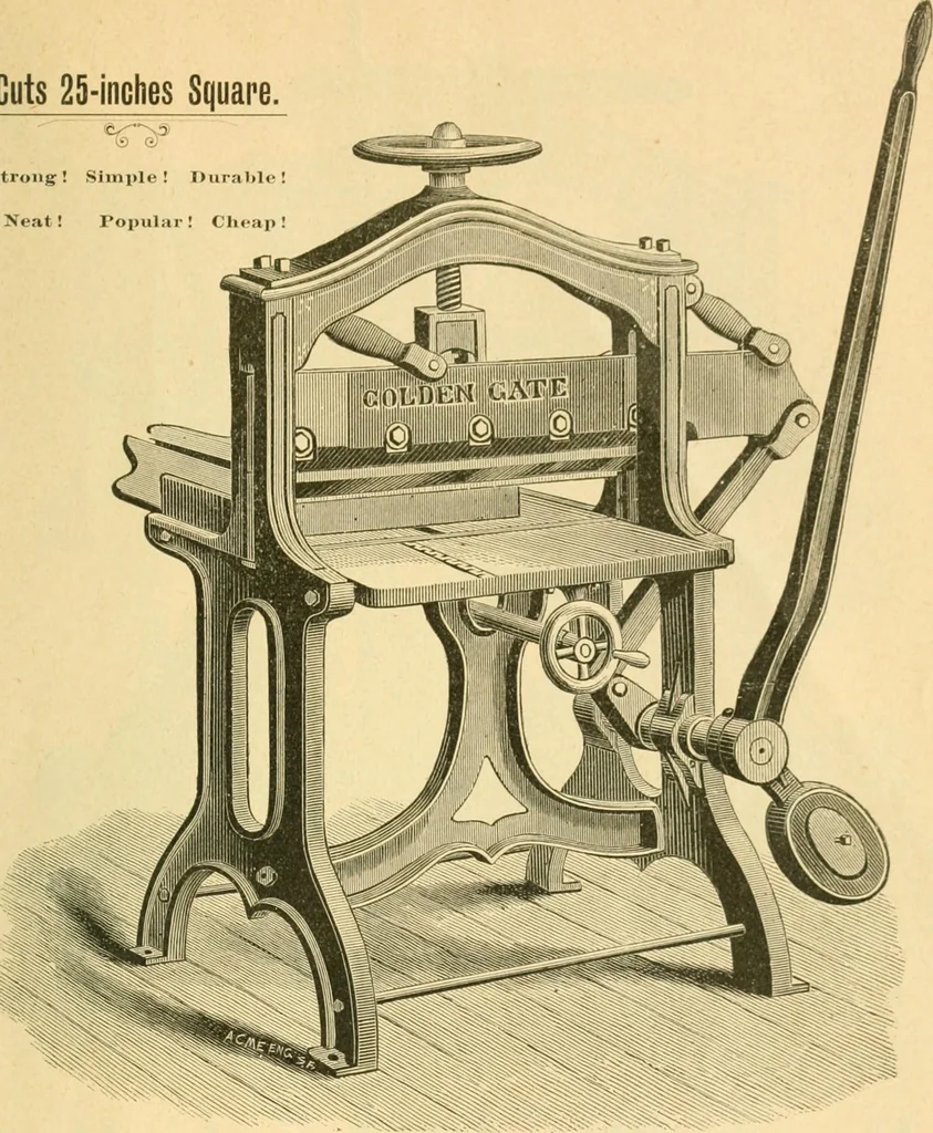 An illustration from The Newspaper man, 1893, leaf 32