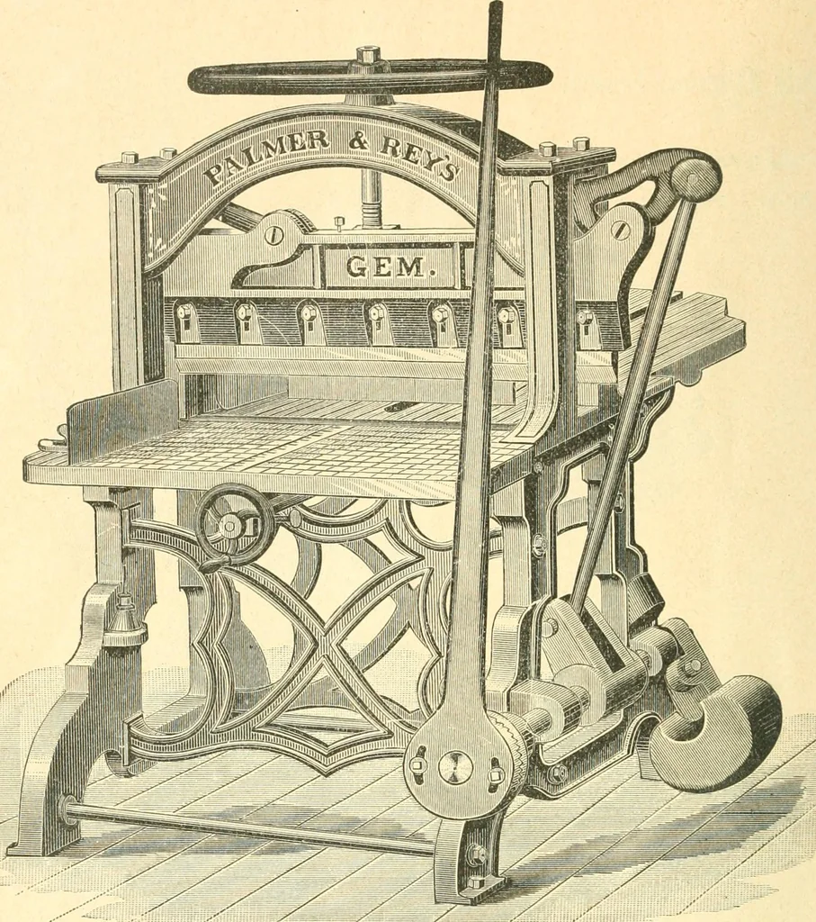 An illustration from The Newspaper man, 1893, leaf 33