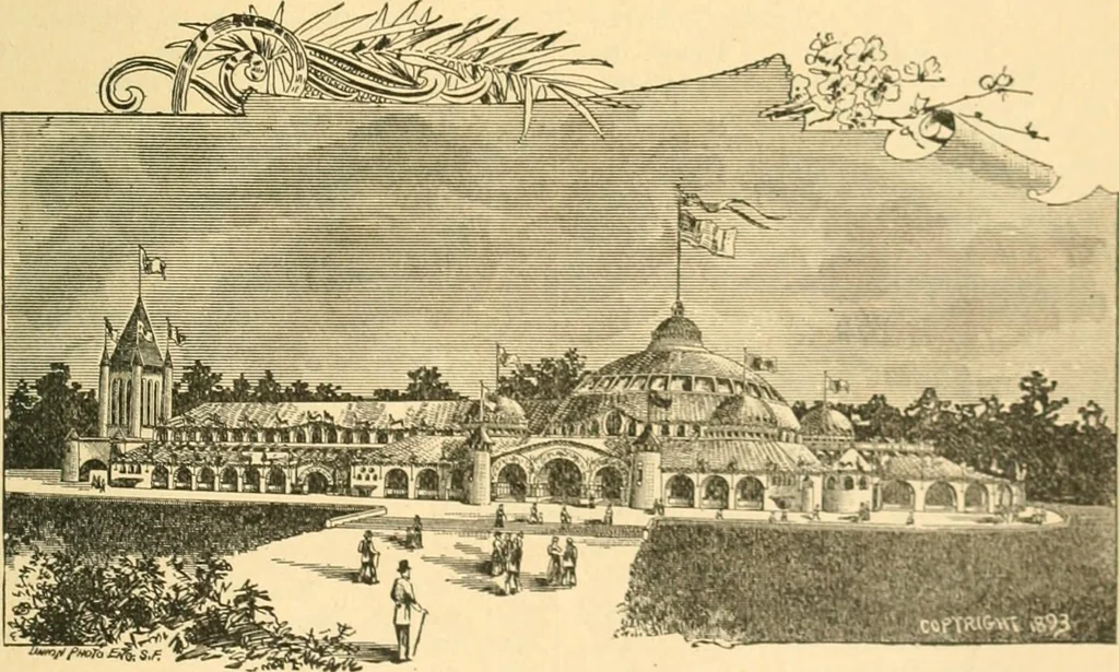 An illustration from The Newspaper man, 1893, leaf 54