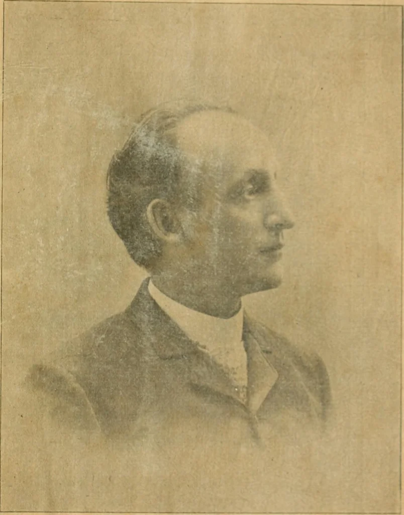 An illustration from The Newspaper man, 1893, leaf 68