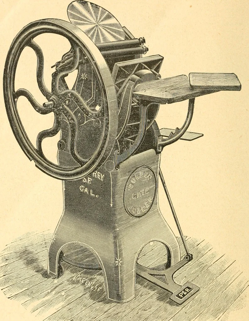 An illustration from The Newspaper man, 1893, leaf 95