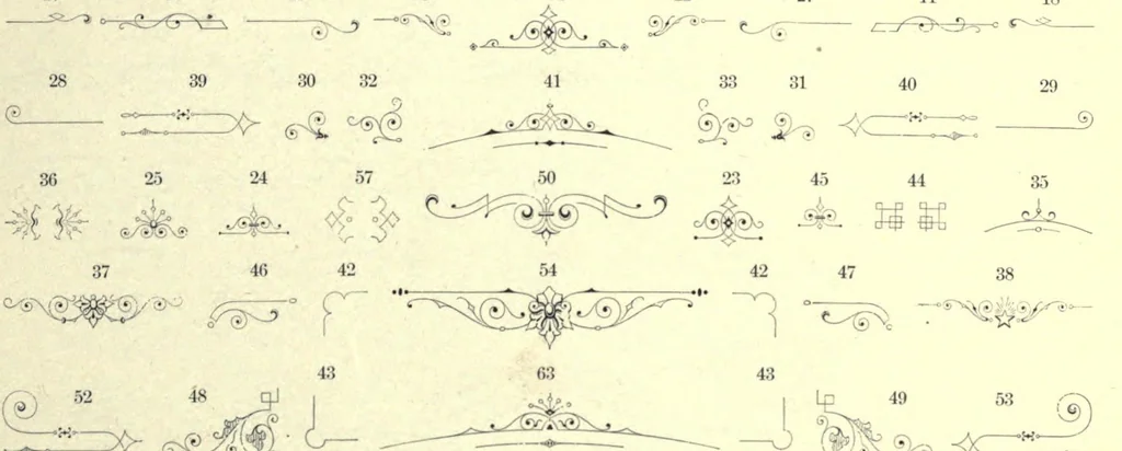 An illustration from New specimen book, 1884, leaf 105