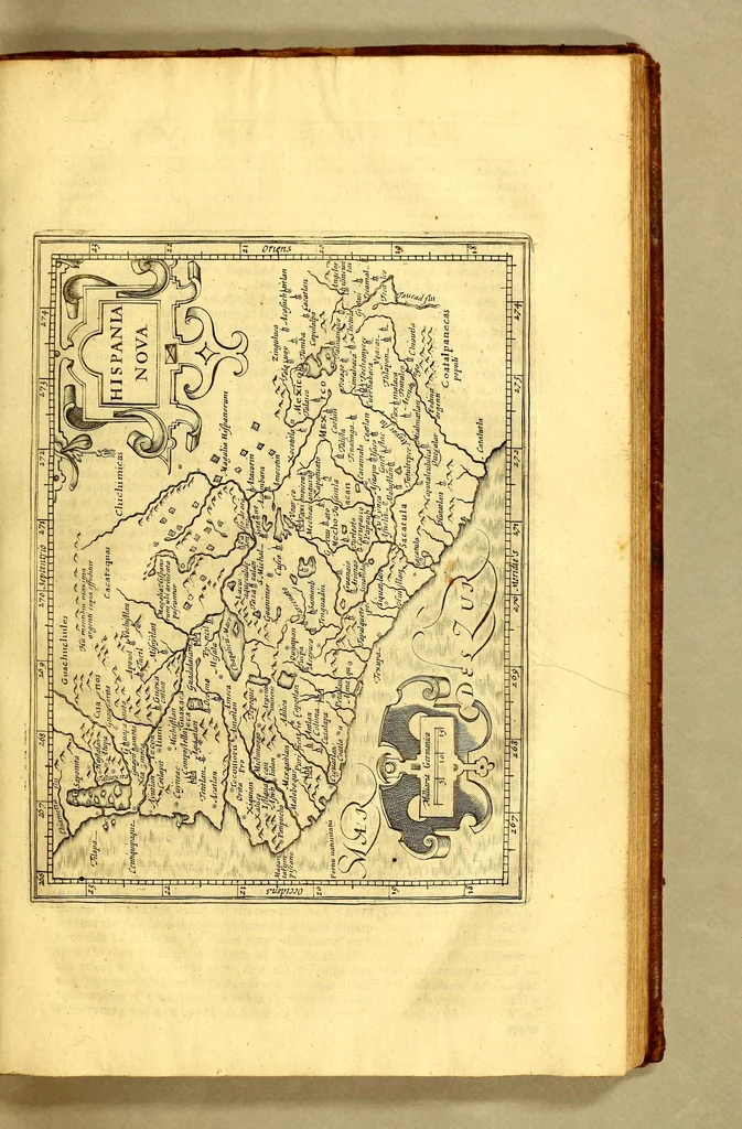 An illustration from A new survey of the West-India's [sic]: or, The English-American his travail by sea and land: : containing a journal of three thousand and three hundred miles within the main land of America. Wherein is set forth his voyage from Spain to St. John de Ulhua; and from thence to Xalappa, to Tlaxcalla, the City of Angeles, and forward to Mexico; with the description of that great city, as it was in former times, and also at this present. Likewise, his journey from Mexico, through the provinces of Guaxaca, Chiapa, Guatemala, Vera Paz, Truxillo, Comayagua; with his abode twelve years about Guatemala, and especially in the Indian-towns of Mixco, Pinola, Petapa, Amatitlan. As also his strange and wonderfull conversion and calling from those remote parts, to his native countrey. With his return through the province of Nicaragua, and Costa Rica, to Nicoya, Panama, Portobelo, Cartagena, and Havana, with divers occurrents and dangers that did befal in the said journey. Also, a new and exact discovery of the Spanish navigation to those parts: and of their dominions, government, religion, forts, castles, ports, havens, commodities, fashions, behaviour of Spaniards, priests and friers, blackmores, mulatto's, mestiso's, Indians; and of their feasts and solemnities. With a grammar, or some few rudiments of the Indian tongue, called Poconchi, or Pocoman., 1655, leaf 91