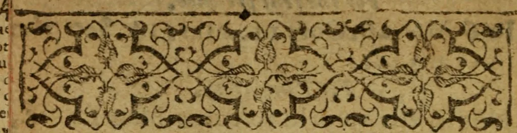 An illustration from The New Testament : translated into English out of the authorized Latin ... with annotations and other helpes by the English college of Rhemes, 1621, leaf 639