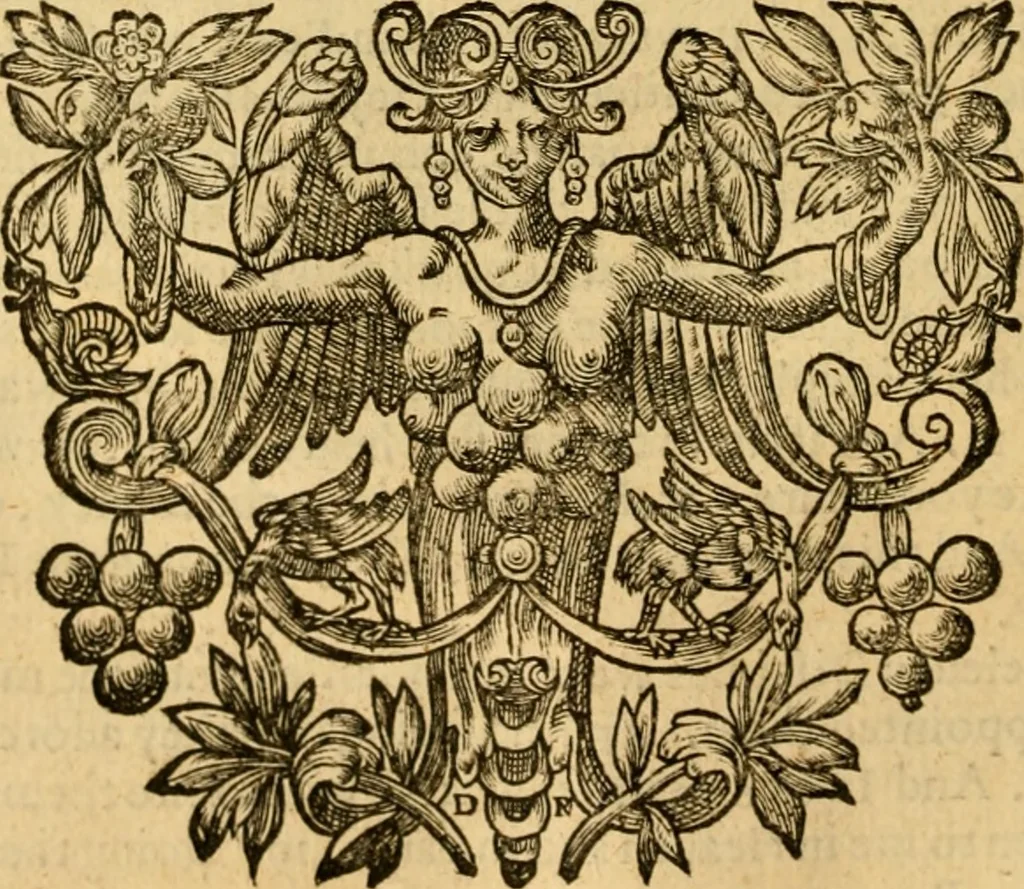 An illustration from The New Testament of Iesus Christ : faithfully translated into English, out of the authentical Latin, diligently conferred with the Greek, & other editions in divers languages : with arguments of books and chapters : annotations, and other helps ..., 1633, leaf 105