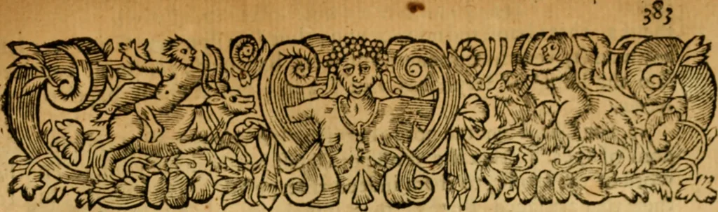 An illustration from The New Testament of Iesus Christ : faithfully translated into English, out of the authentical Latin, diligently conferred with the Greek, & other editions in divers languages : with arguments of books and chapters : annotations, and other helps ..., 1633, leaf 412