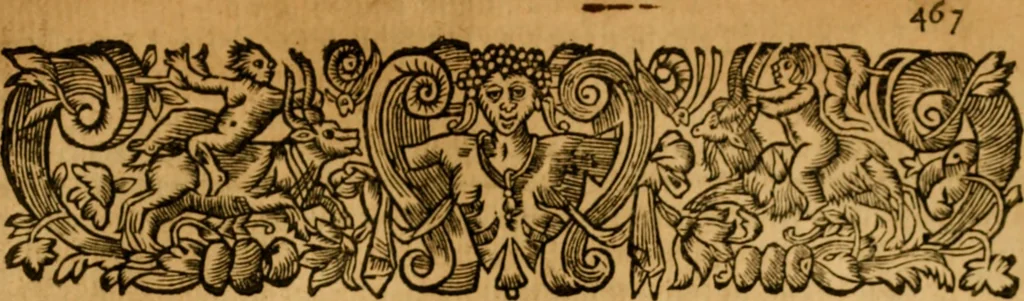 An illustration from The New Testament of Iesus Christ : faithfully translated into English, out of the authentical Latin, diligently conferred with the Greek, & other editions in divers languages : with arguments of books and chapters : annotations, and other helps ..., 1633, leaf 496