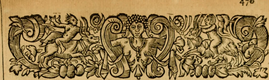 An illustration from The New Testament of Iesus Christ : faithfully translated into English, out of the authentical Latin, diligently conferred with the Greek, & other editions in divers languages : with arguments of books and chapters : annotations, and other helps ..., 1633, leaf 508