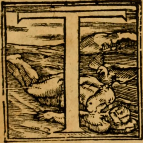 An illustration from The New Testament of Iesus Christ : faithfully translated into English, out of the authentical Latin, diligently conferred with the Greek, & other editions in divers languages : with arguments of books and chapters : annotations, and other helps ..., 1633, leaf 6