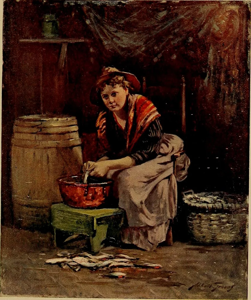 An illustration from Newton Club catalogue of paintings : [exhibition] from December the 9th to December the 17th, 1896, 1896, leaf 28