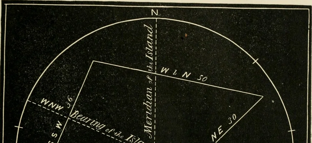 An illustration from A new treatise on the practice of navigation at sea : containing all the details necessary to enable the mariner to become a good practical navigator., 1902, leaf 42