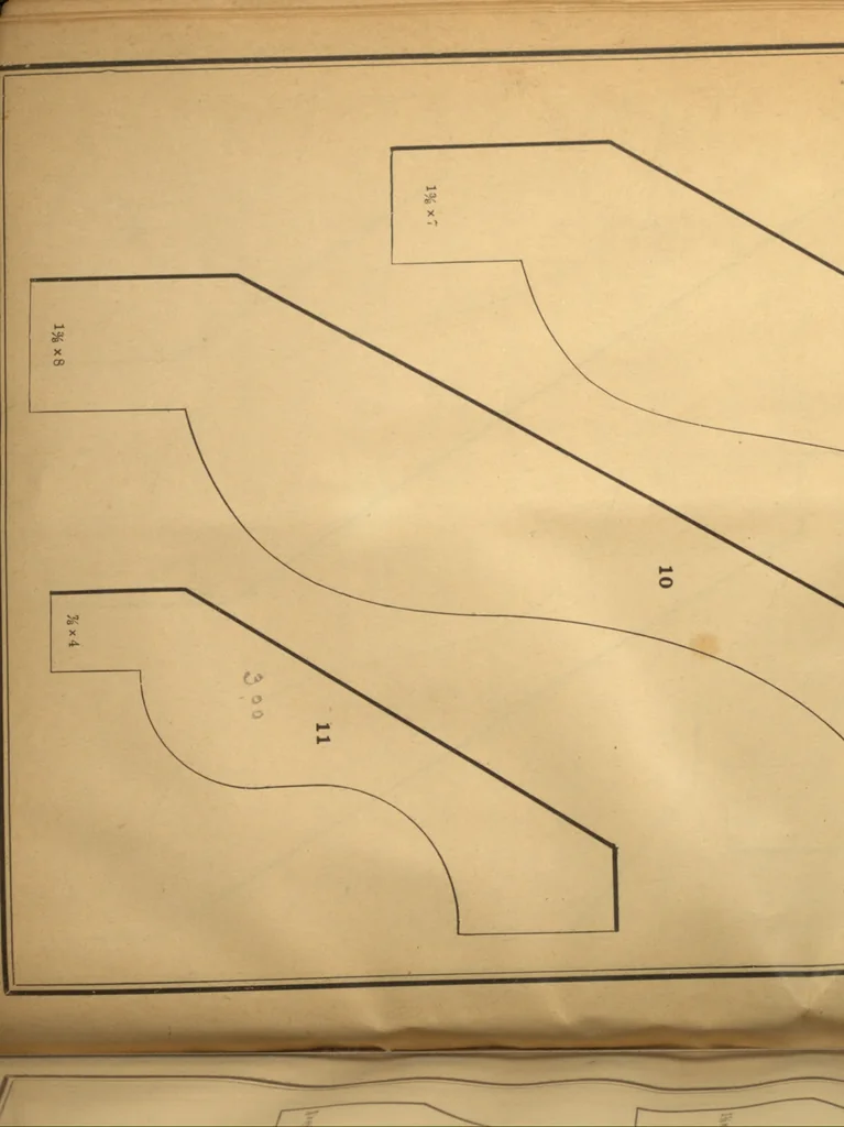 An illustration from New universal moulding book, containing latest styles of mouldings and architectural designs of exterior and interior finish ... rails, balusters and newel posts; architraves; front, interior and store doors .., 1891, leaf 17
