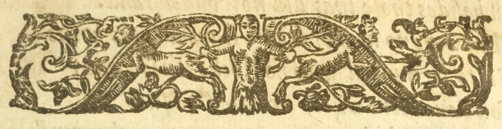 An illustration from A new way to pay old debts : a comoedie as it hath beene often acted at the Phaenix in Drury-Lane, by the Queenes Maiesties Seruants, 1633, leaf 13