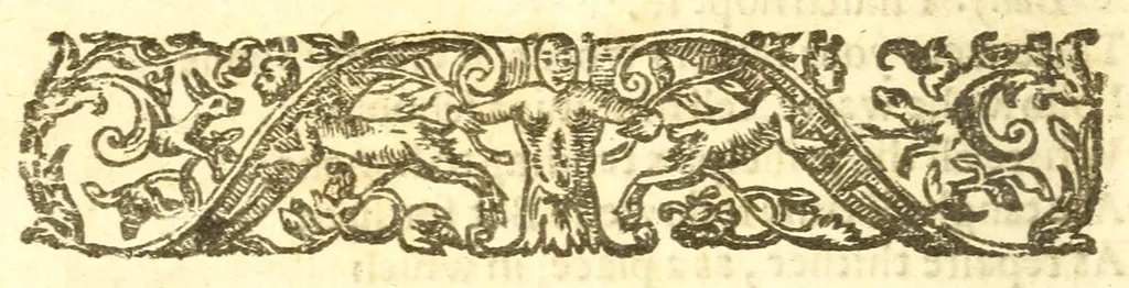 An illustration from A new way to pay old debts : a comoedie as it hath beene often acted at the Phaenix in Drury-Lane, by the Queenes Maiesties Seruants, 1633, leaf 28