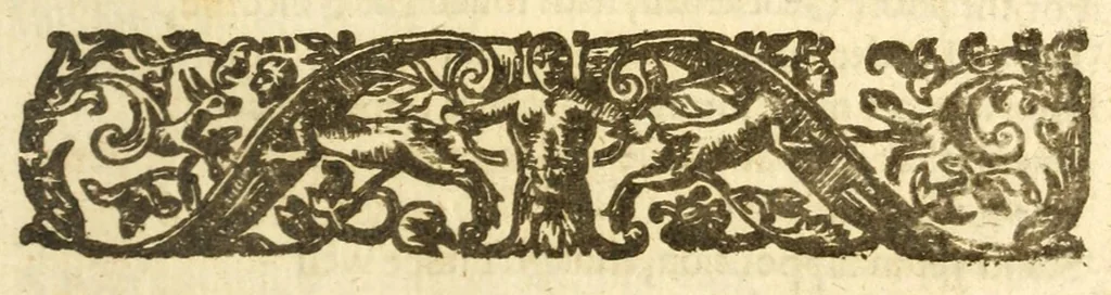 An illustration from A new way to pay old debts : a comoedie as it hath beene often acted at the Phaenix in Drury-Lane, by the Queenes Maiesties Seruants, 1633, leaf 83