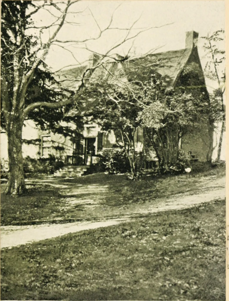 An illustration from The New York and Albany post road from Kings Bridge to "the ferry at Crawlier, over against Albany" : being an account of a jaunt on foot made at sundry convenient times between May and November, nineteen hundred and five, 1905, leaf 106