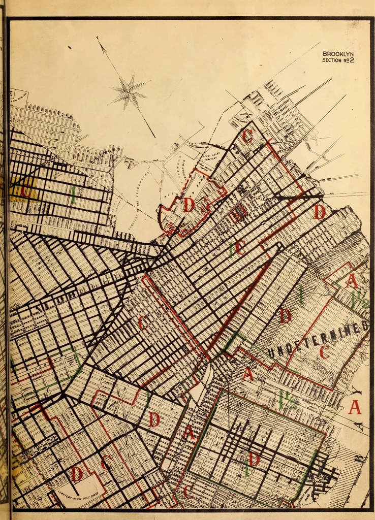 An illustration from New York city building zone resolution restricting the height and use of buildings and prescribing the minimum sizes of their yards and courts; with explanatory notes that will be helpful to owners, builders and architects, 1920, leaf 52