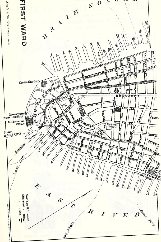 An illustration from New York City record and building trades directory, 1892, leaf 698