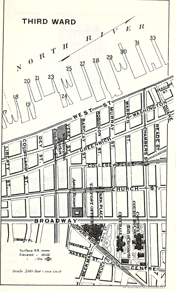 An illustration from New York City record and building trades directory, 1892, leaf 708