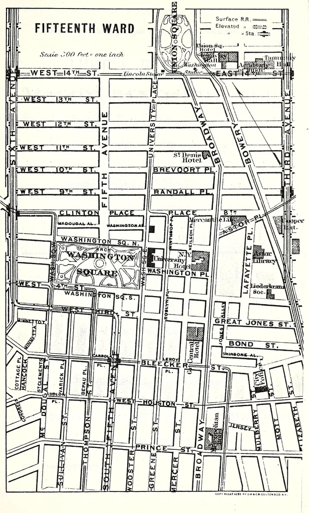 An illustration from New York City record and building trades directory, 1892, leaf 766