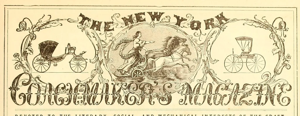 An illustration from The New York coach-maker's magazine, 1858, leaf 107