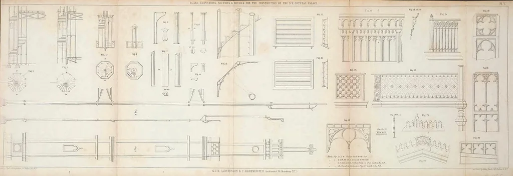 An illustration from New York Crystal Palace : illustrated description of the building, 1854, leaf 103