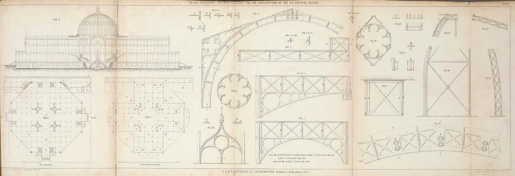 An illustration from New York Crystal Palace : illustrated description of the building, 1854, leaf 91