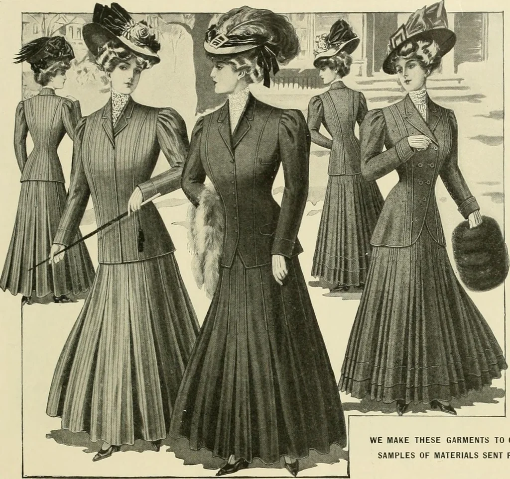 An illustration from New York fashions., 1907, leaf 18