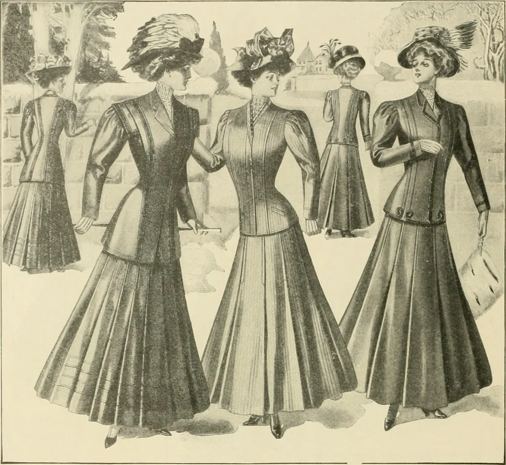 An illustration from New York fashions., 1907, leaf 19