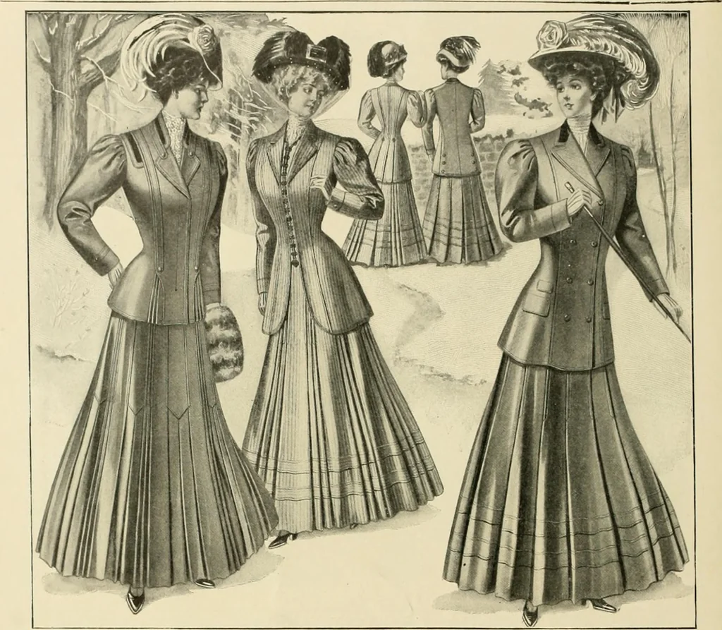 An illustration from New York fashions., 1907, leaf 21