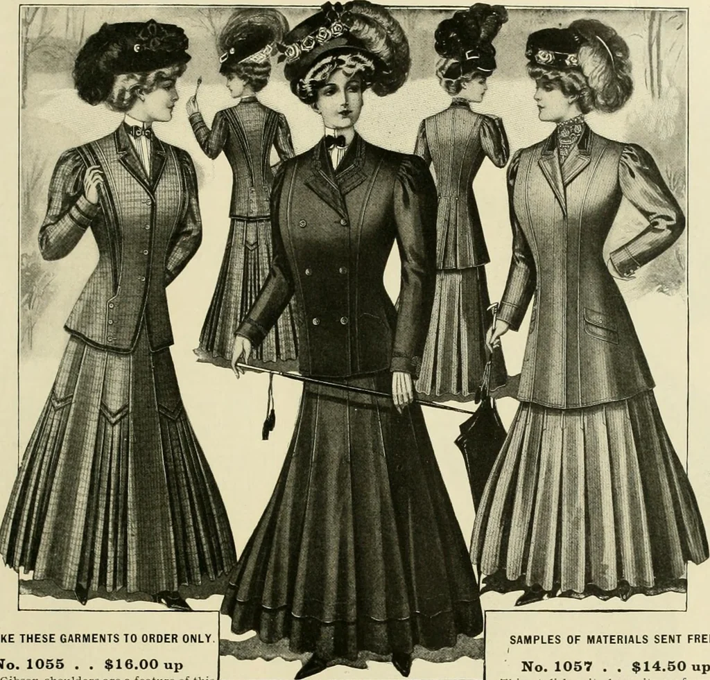 An illustration from New York fashions., 1907, leaf 28