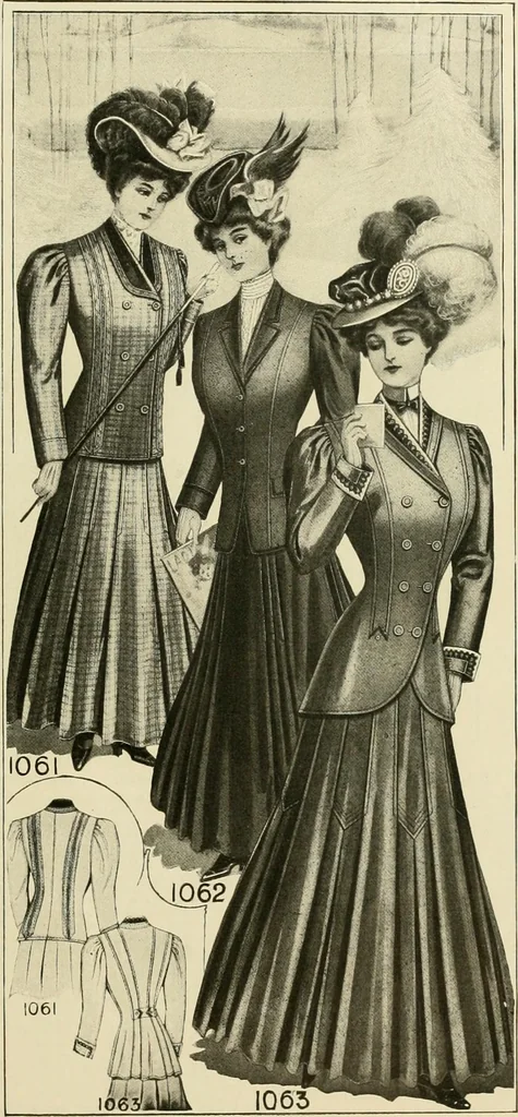An illustration from New York fashions., 1907, leaf 30