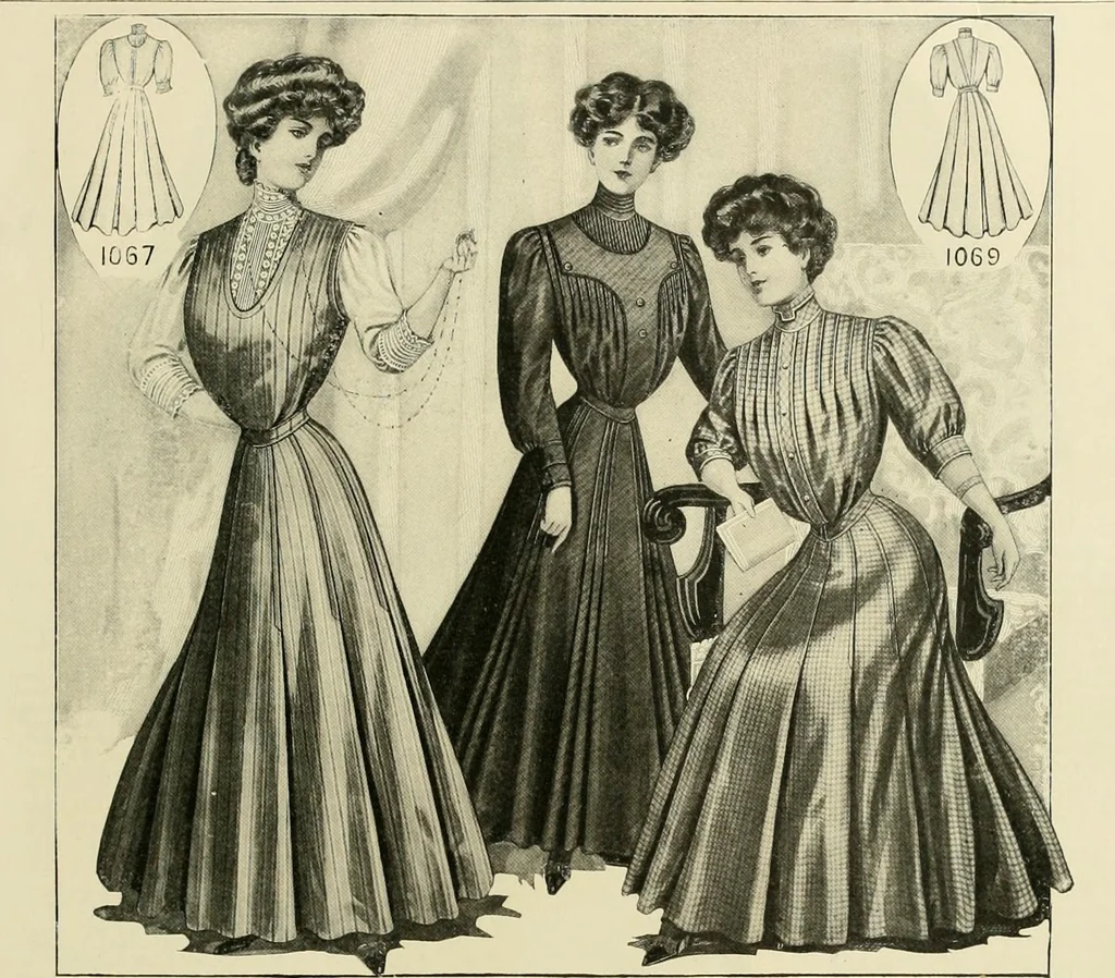 An illustration from New York fashions., 1907, leaf 32