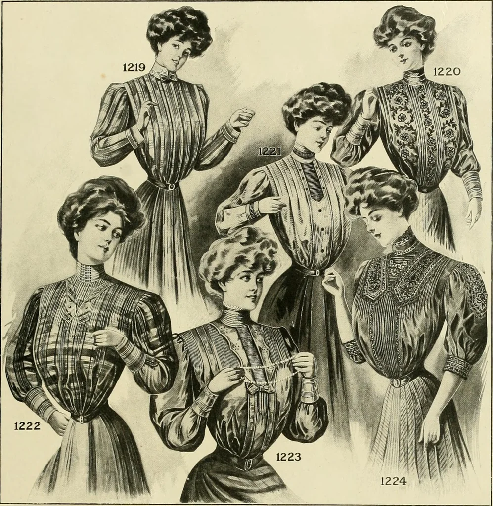 An illustration from New York fashions., 1907, leaf 42