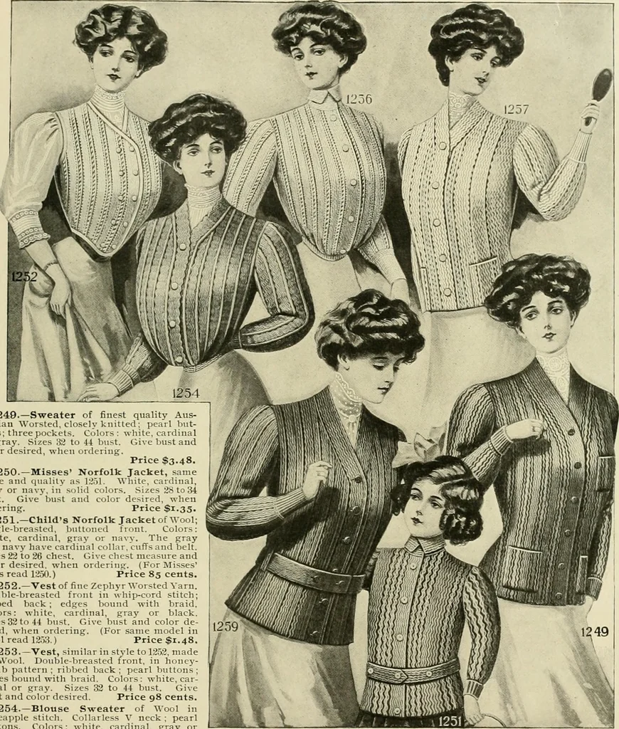 An illustration from New York fashions., 1907, leaf 44